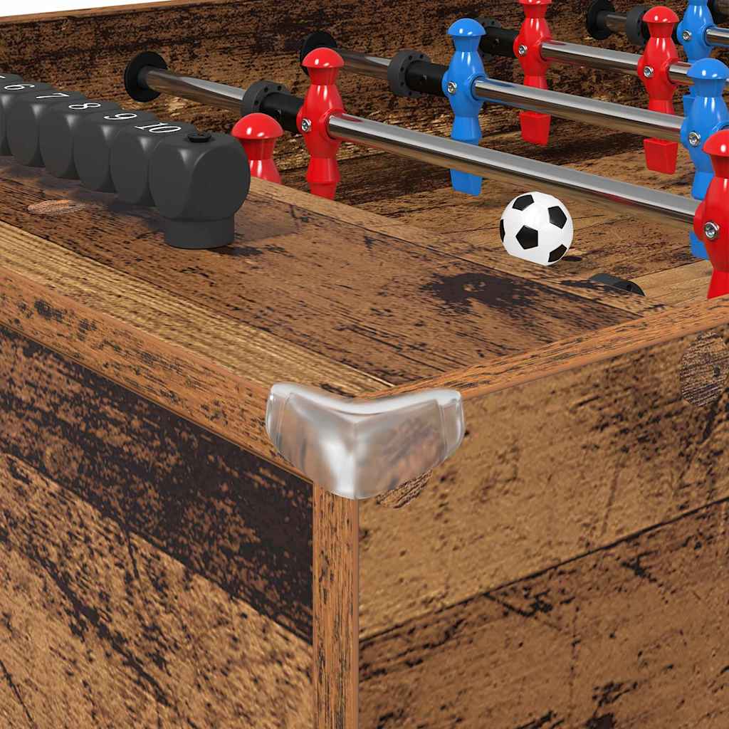 Tischfußballtisch Altholz 125 x 60,5 x 80 cm Holzwerkstoff