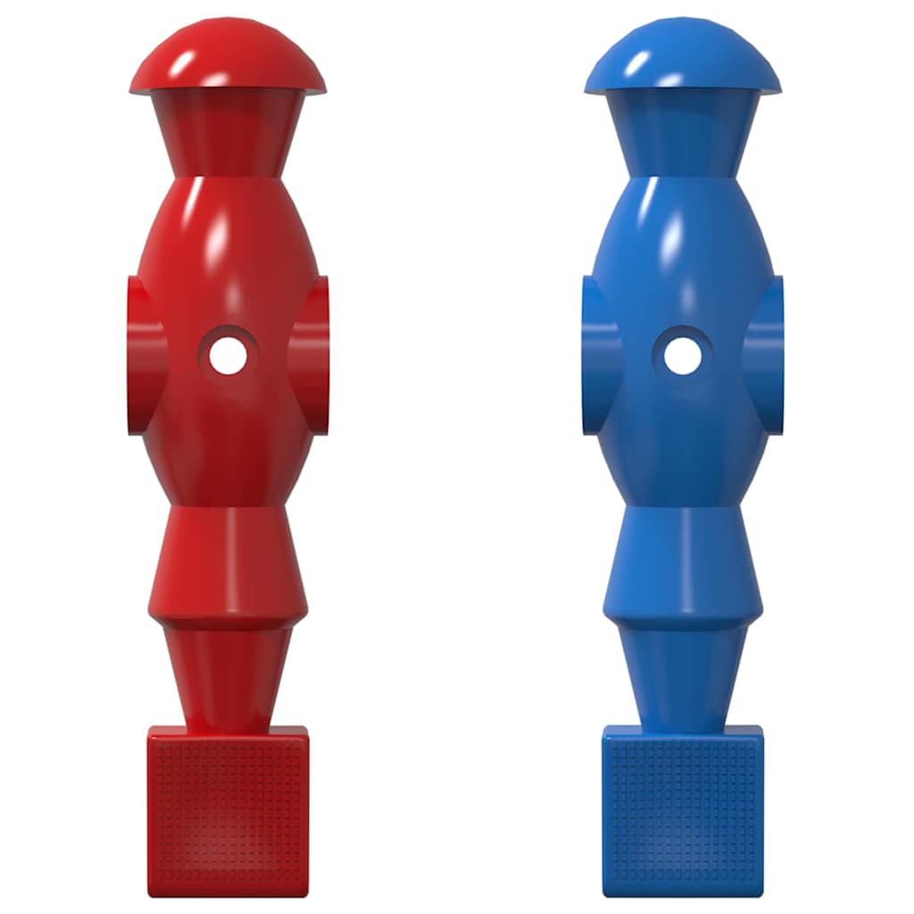 Tischfußball Spieler 22 Stk. Blau und Rot 2,4 x 2,1 x 9,7 cm PP
