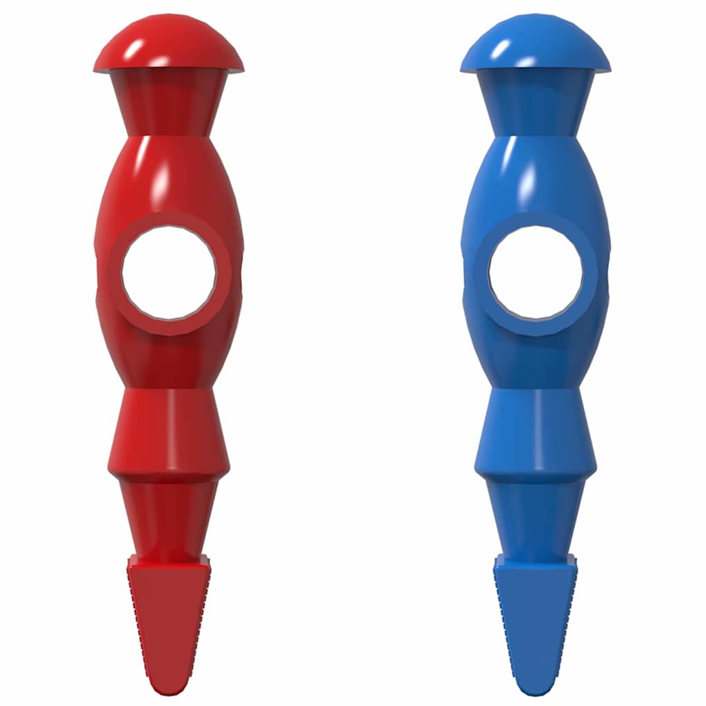 Tischfußball Spieler 22 Stk. Blau und Rot 2,4 x 2,1 x 9,7 cm PP