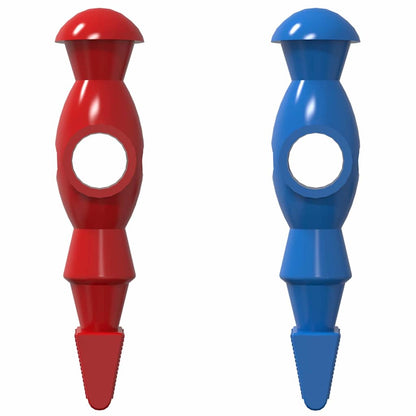 Tischfußball Spieler 22 Stk. Blau und Rot 2,4 x 2,1 x 9,7 cm PP