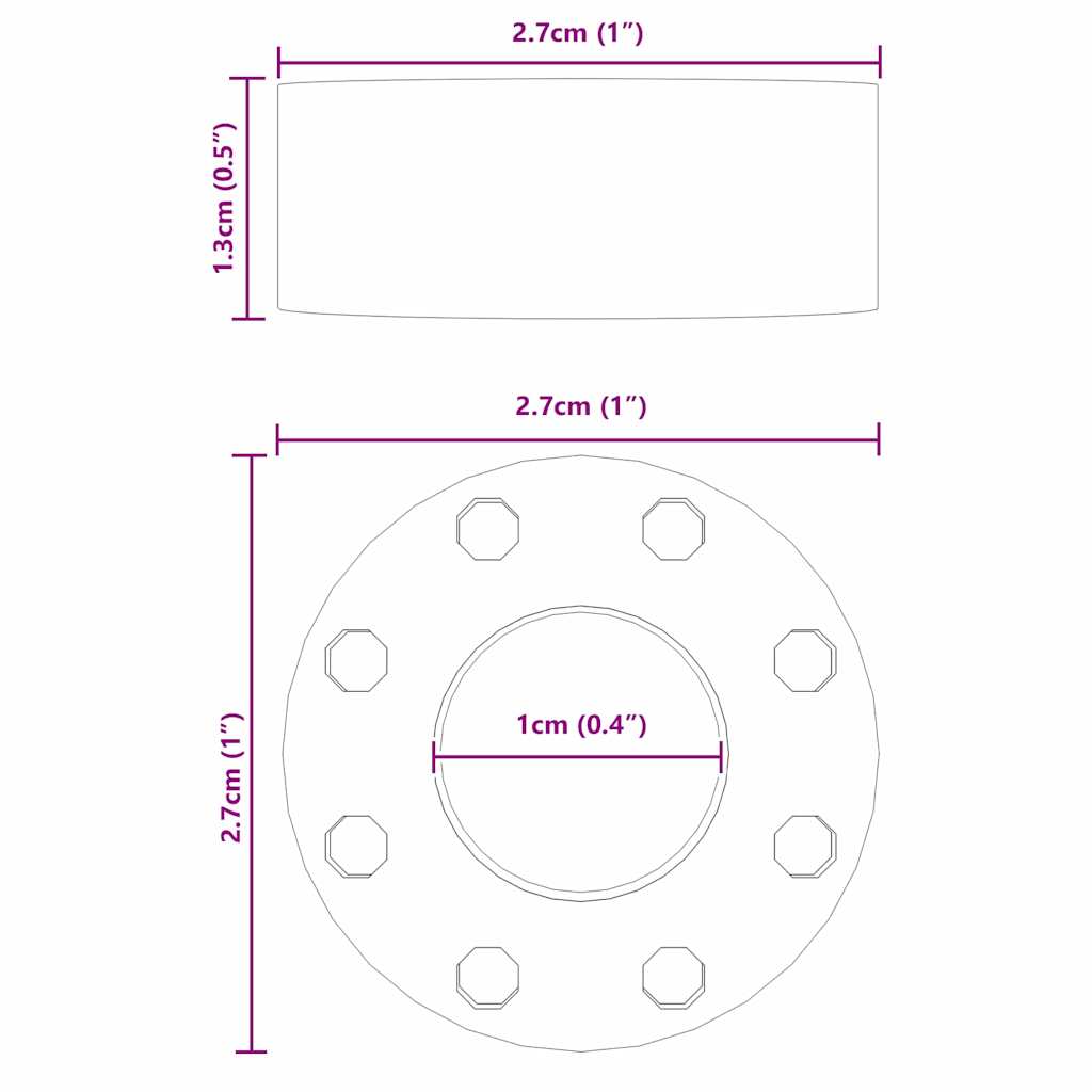 Fußballtisch-Bumper 16 Stk. Schwarz 2,7 x 2,7 x 1,3 cm TPE