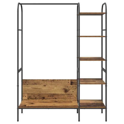 Kleiderständer Braun Eichen-Optik 120 x 44 x 160 cm