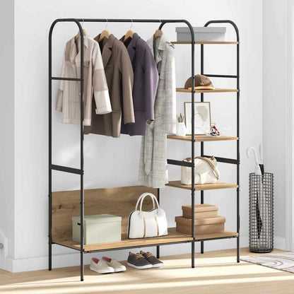 Kleiderständer Beige 120 x 44 x 160 cm Holzwerkstoff
