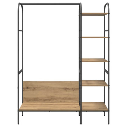 Kleiderständer Beige 120 x 44 x 160 cm Holzwerkstoff