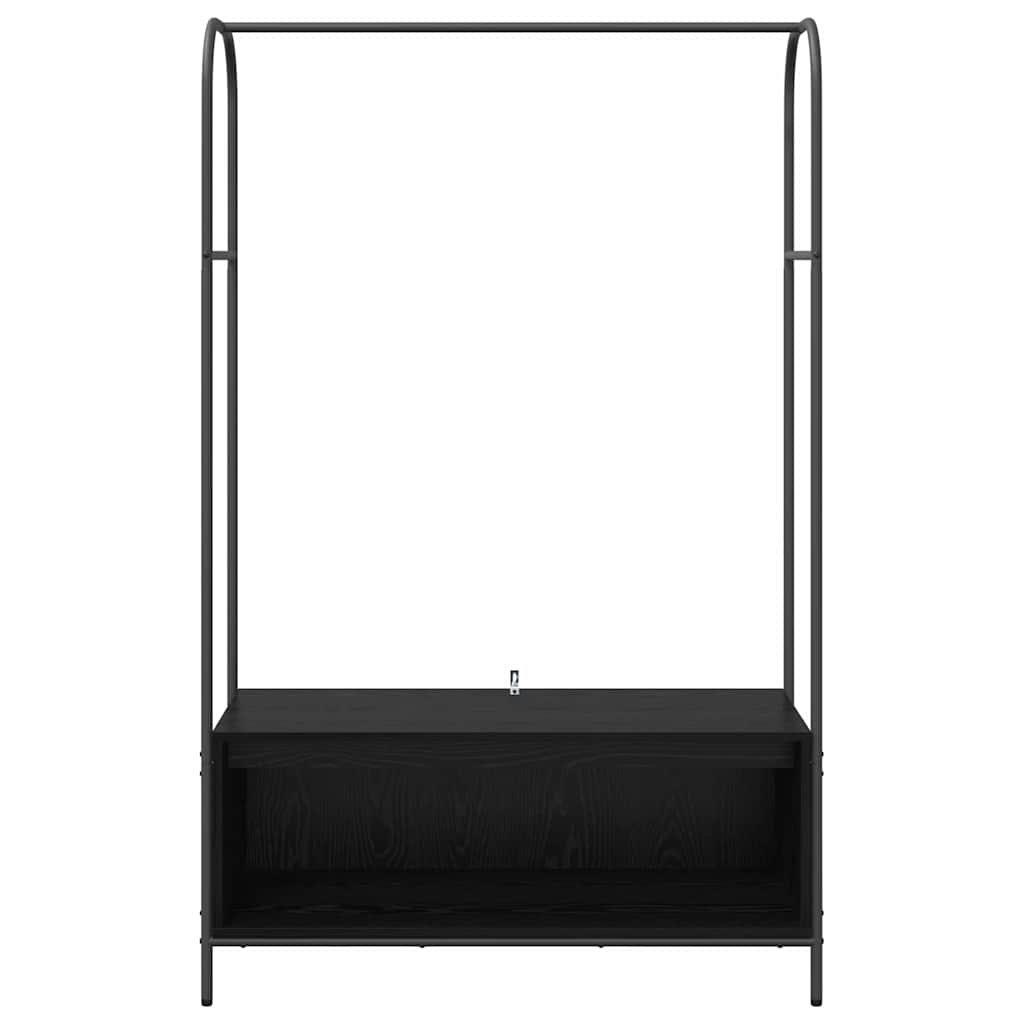 Kleiderständer Schwarz 100 x 44 x 160 cm Holzwerkstoff