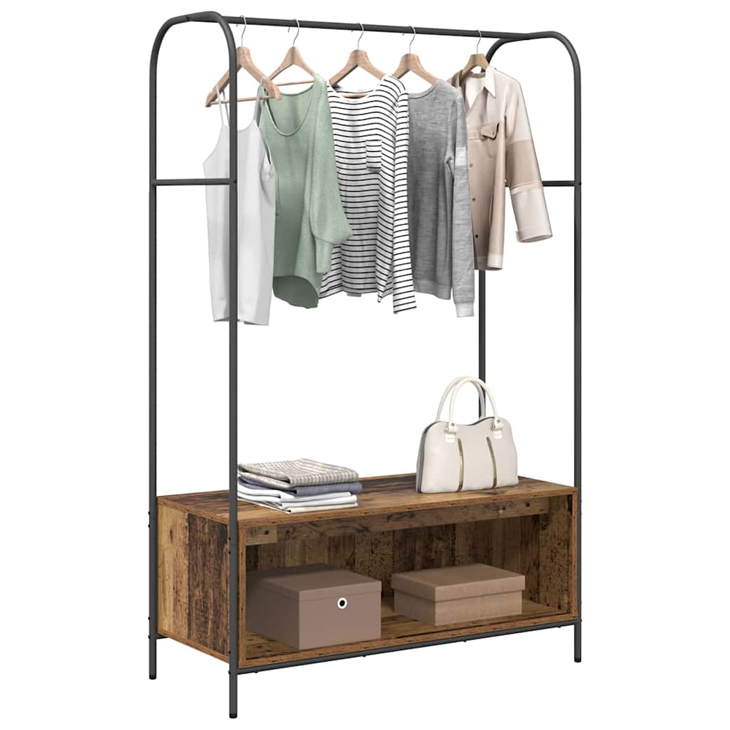 Kleiderständer Braun 100 x 44 x 160 cm Holzwerkstoff