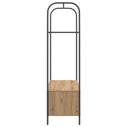 Kleiderständer Braun Eichen-Optik 100 x 44 x 160 cm