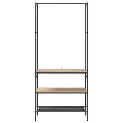 Kleiderständer Sonoma-Eiche 77 x 30 x 171 cm Holzwerkstoff
