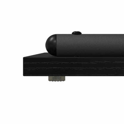 Konsolentisch mit Regal Schwarz Eichen-Optik 101 x 35 x 80,5 cm