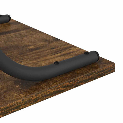 Konsolentisch Räuchereiche 101 x 35 x 80,5 cm Holzwerkstoff