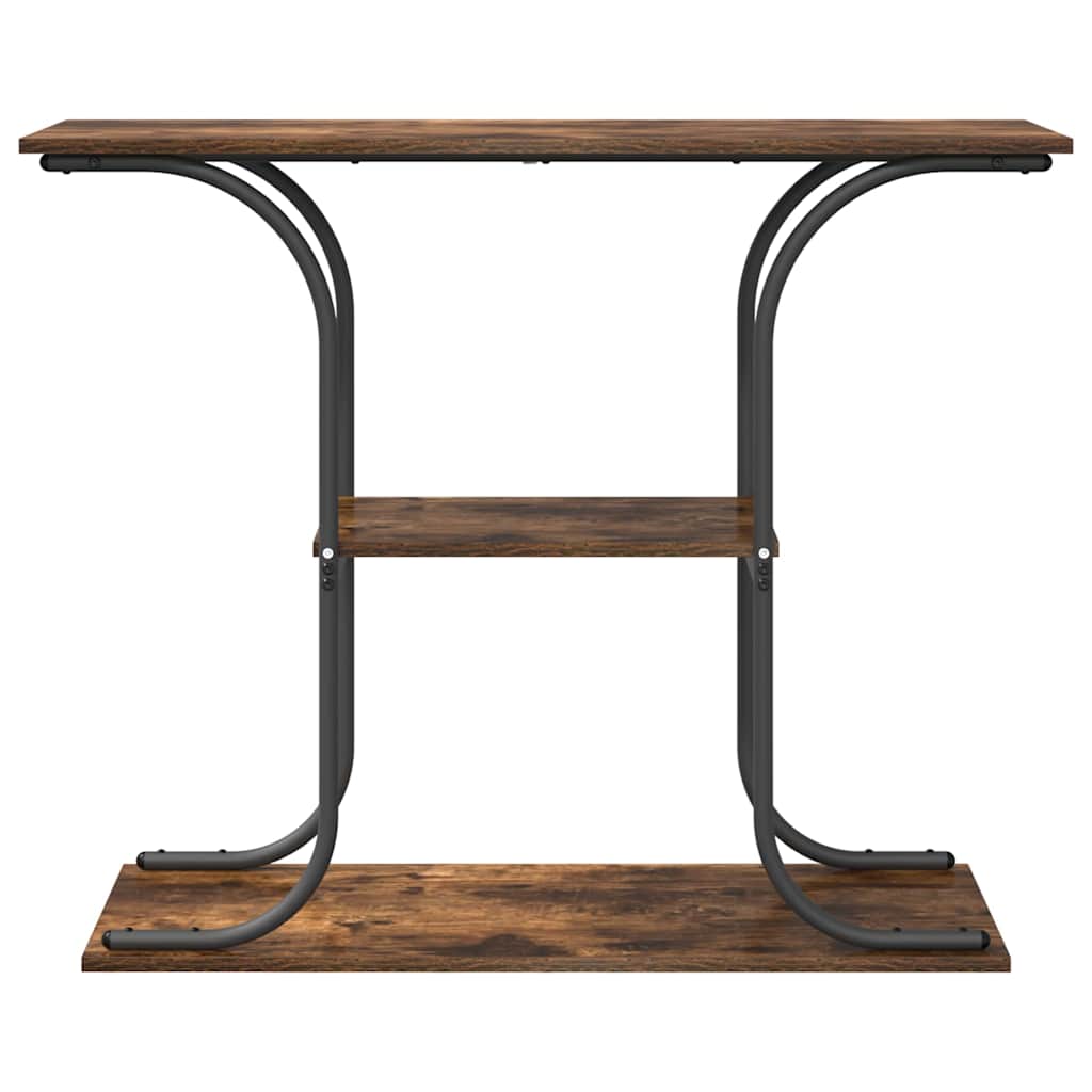 Konsolentisch Räuchereiche 101 x 35 x 80,5 cm Holzwerkstoff