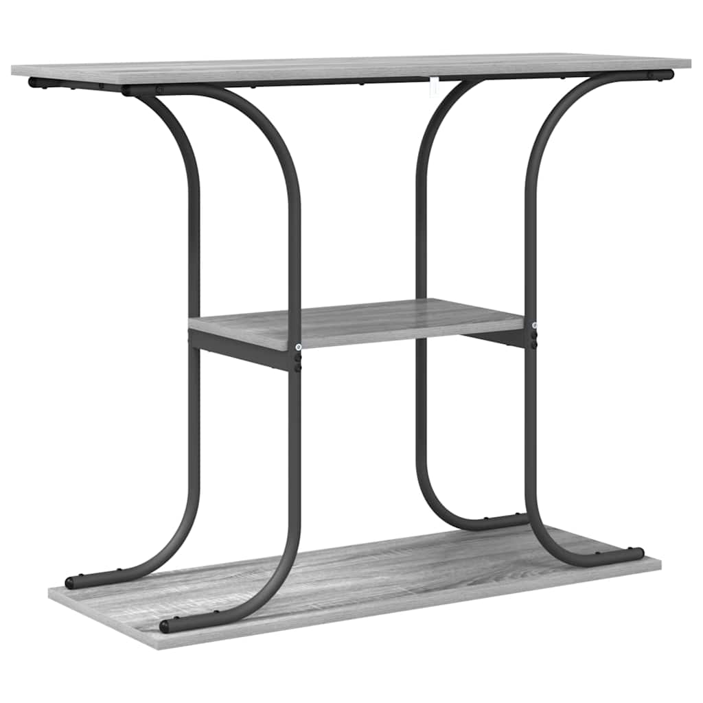 Konsolentisch Sonoma-Grau 101 x 35 x 80,5 cm Holzwerkstoff