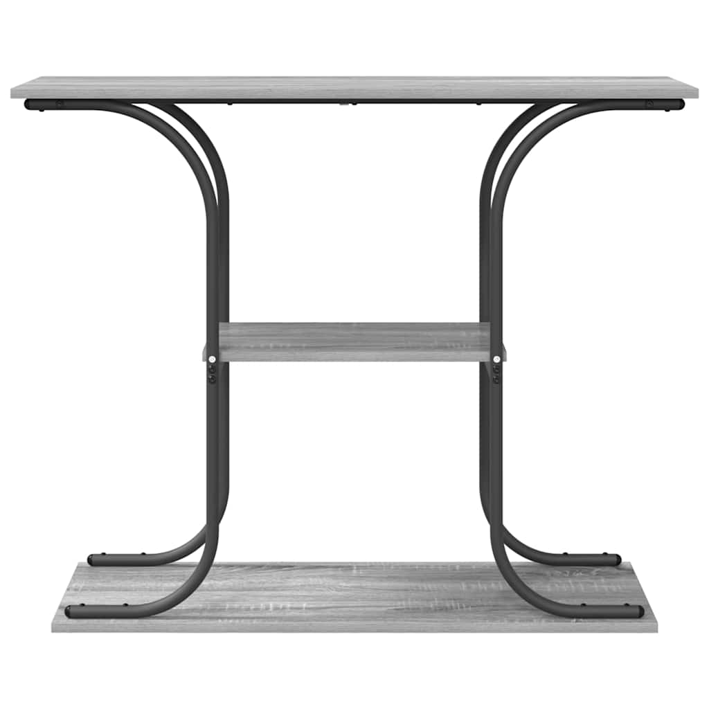 Konsolentisch Sonoma-Grau 101 x 35 x 80,5 cm Holzwerkstoff