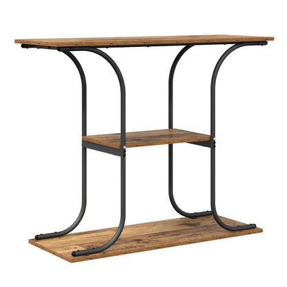 Konsolentisch Altholz 101 x 35 x 80,5 cm Holzwerkstoff