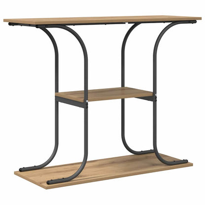 Konsolentisch Artisan-Eiche 101 x 35 x 80,5 cm Holzwerkstoff