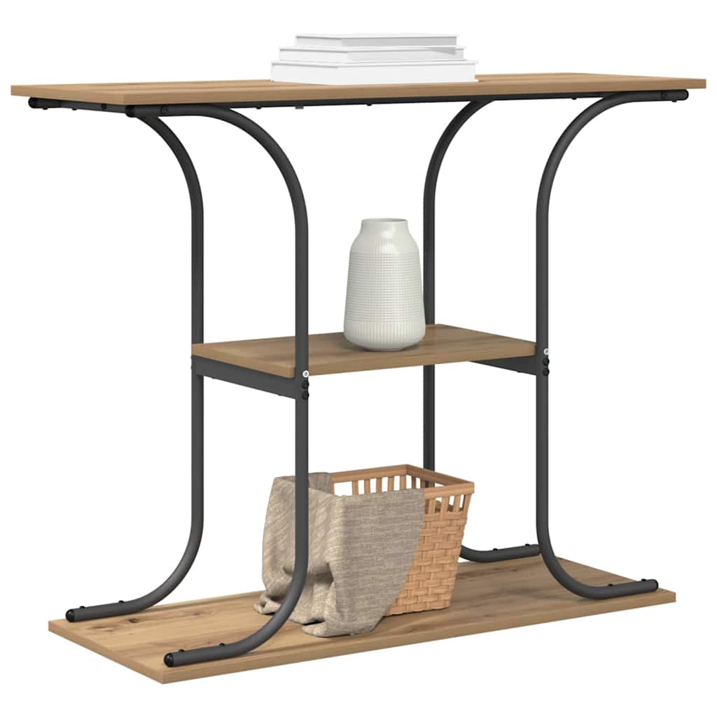 Konsolentisch Artisan-Eiche 101 x 35 x 80,5 cm Holzwerkstoff