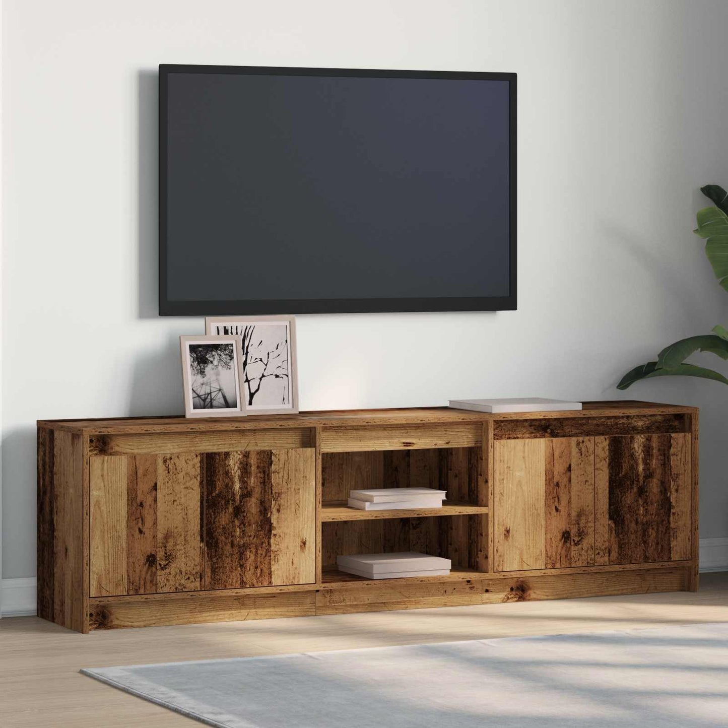 TV-Einheiten 180 x 34 x 50 cm Braun Holzwerkstoff
