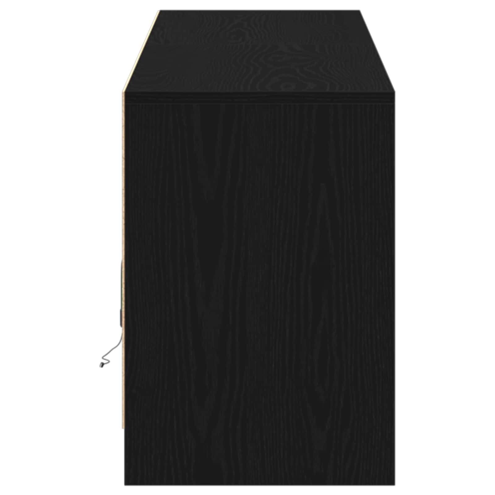 TV-Einheiten 2 pcs Schwarz 180 x 34 x 50 cm Holzwerkstoff