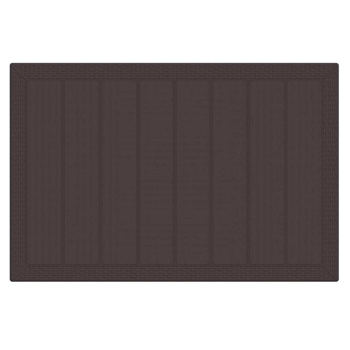 Garten Essgruppe 7 stk. Braun Polt Rattan