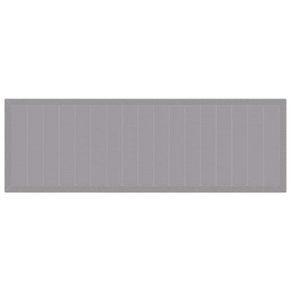 Garten Essgruppe 13 stk. Hellgrau Poly Rattan