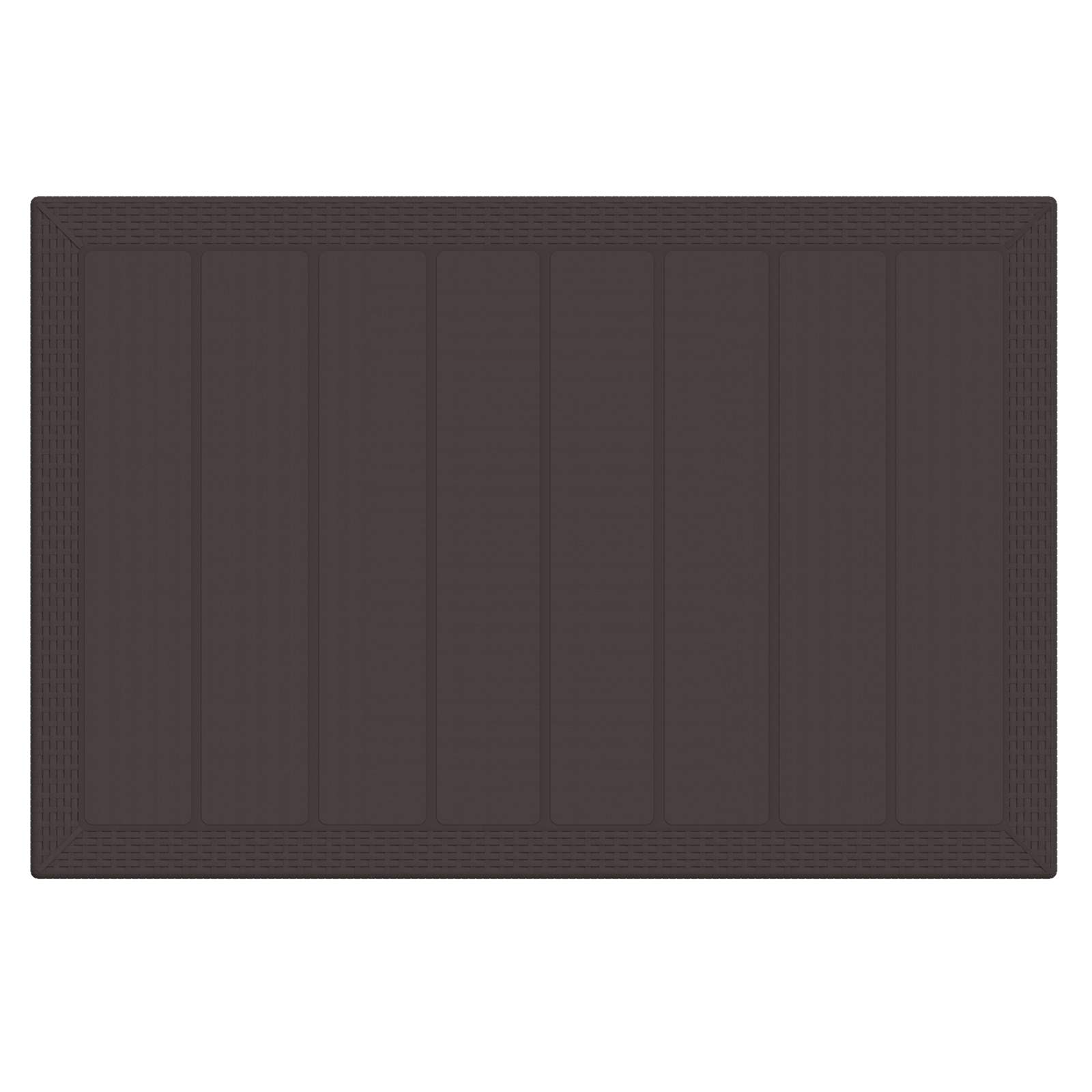 Garten Essgruppe 5 stk. Braun Polt Rattan