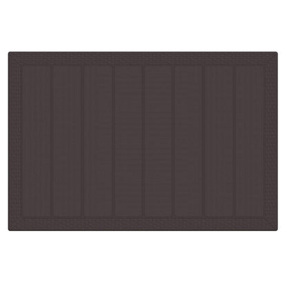 Garten Essgruppe 5 stk. Braun Polt Rattan