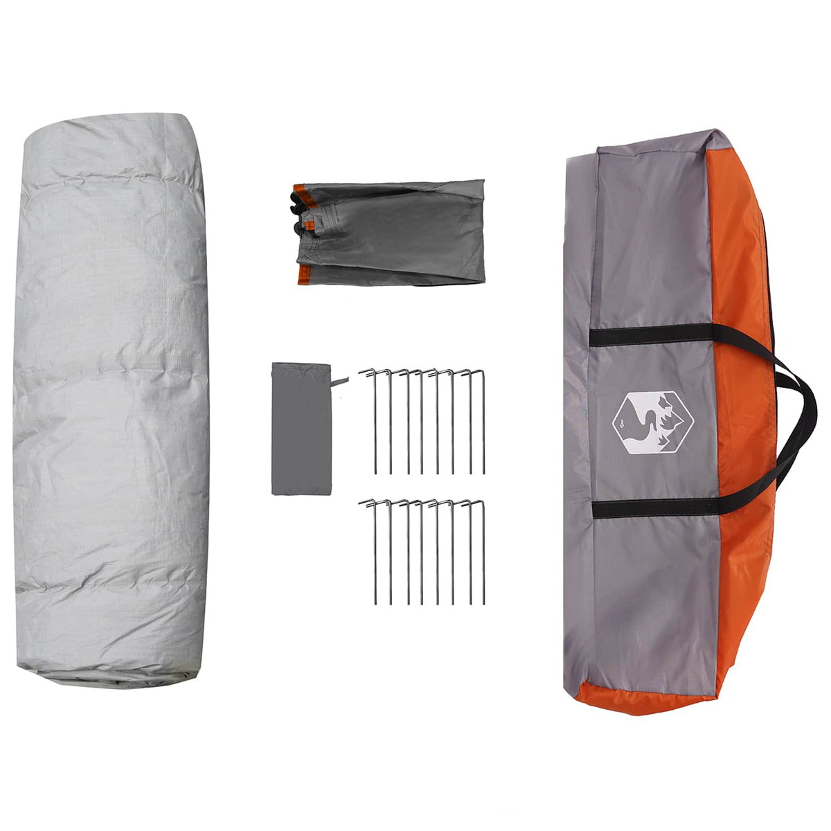 Schnellmontagezelt mit Regenhaube für 4 Personen 185T Polyester