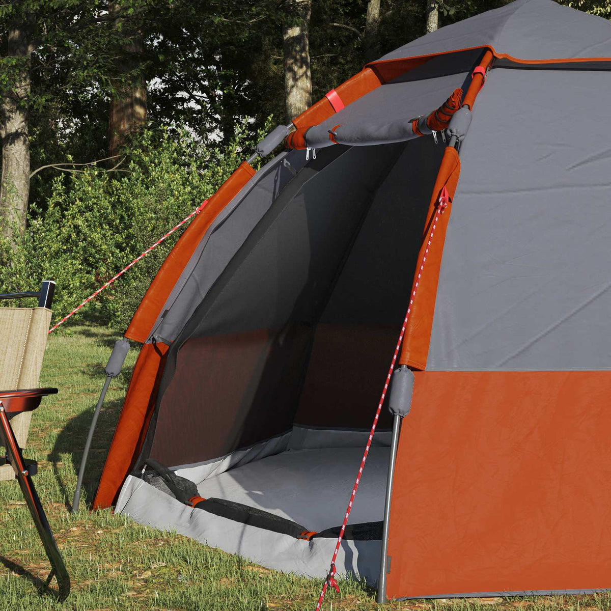 Schnellmontagezelt mit Regenhaube für 4 Personen 185T Polyester