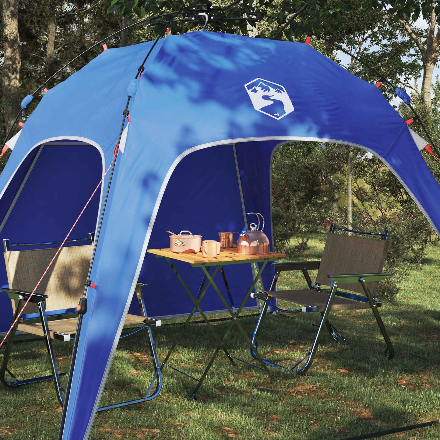 Sofortzelt für 4 Personen mit Schnellverschluss Azure Blau