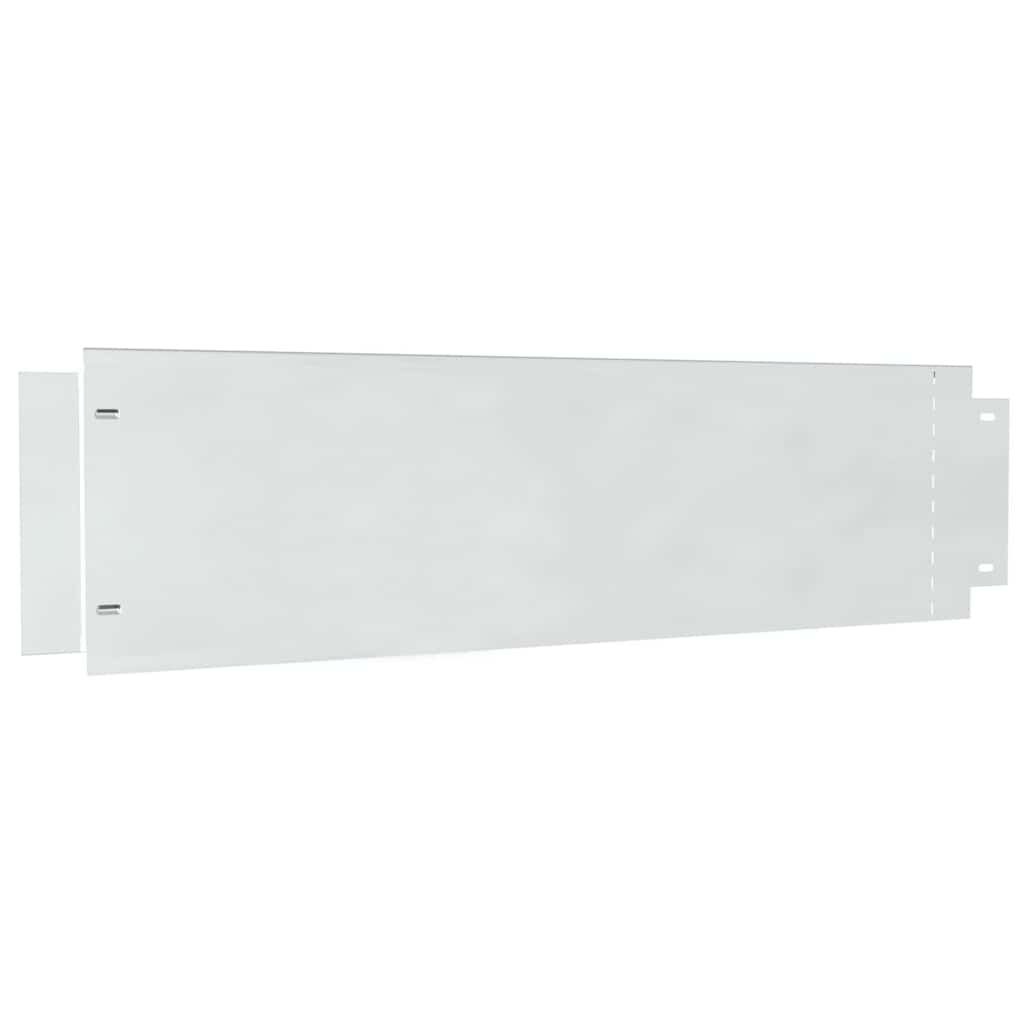 Rasenkanten 5 Stk. 100 x 25 x 0,07 cm Verzinkter Stahl Silber