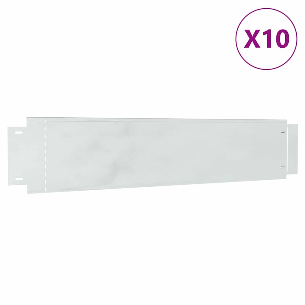 Rasenzaun Galvanisierte Farbe 100 x 20 x 0,07 cm
