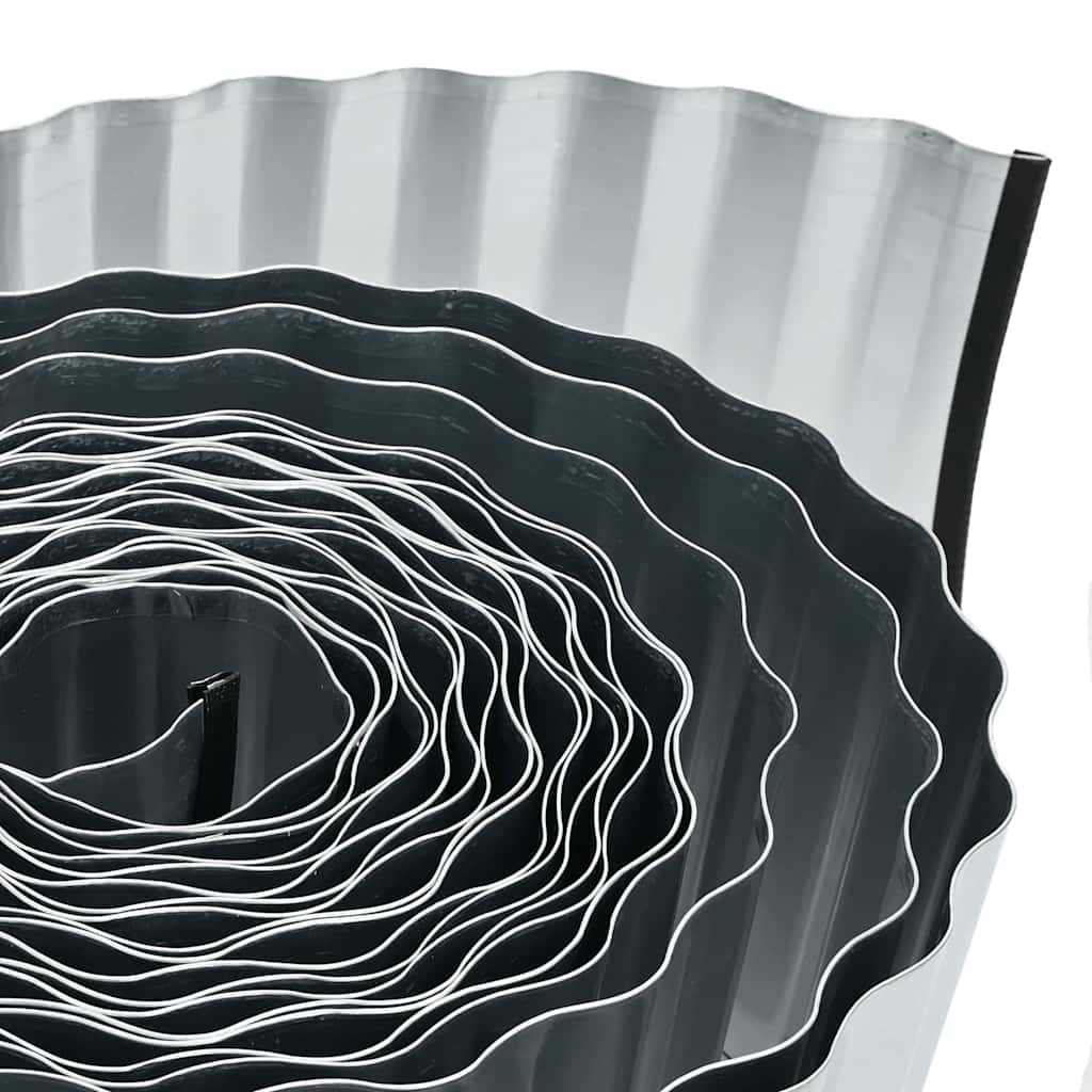 Rasenrand Silber 1000 x 20 x 0,03 cm