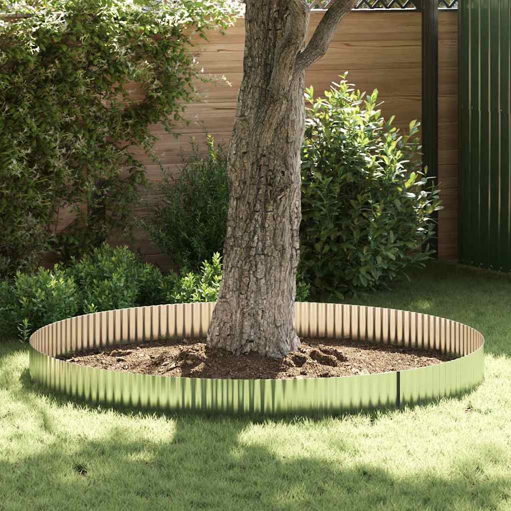 Rasenrand Silber 1000 x 25 x 0,03 cm
