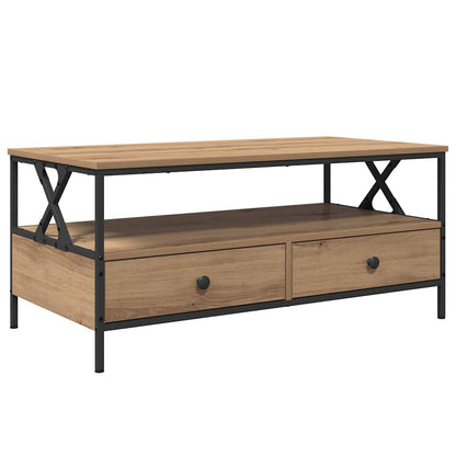 Couchtisch Artisan-Eiche 100 x 51 x 45 cm Holzwerkstoff