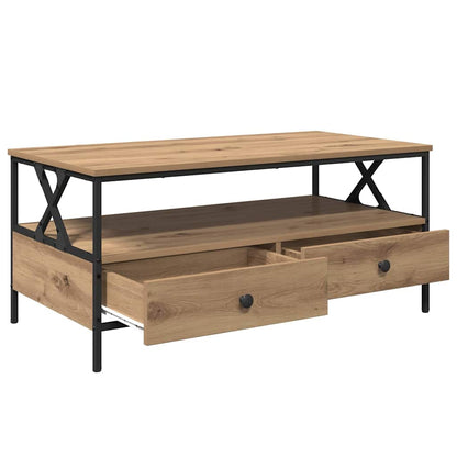 Couchtisch Artisan-Eiche 100 x 51 x 45 cm Holzwerkstoff