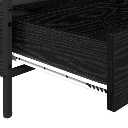 Couchtisch Schwarz Eichen-Optik 100 x 51 x 45 cm Holzwerkstoff