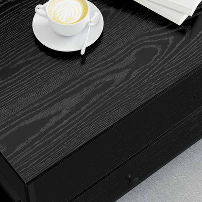 Couchtisch Schwarz Eichen-Optik 100 x 51 x 45 cm Holzwerkstoff