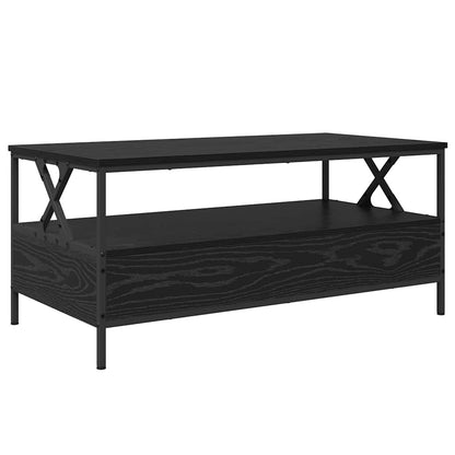 Couchtisch Schwarz Eichen-Optik 100 x 51 x 45 cm Holzwerkstoff