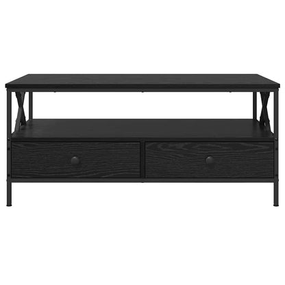 Couchtisch Schwarz Eichen-Optik 100 x 51 x 45 cm Holzwerkstoff