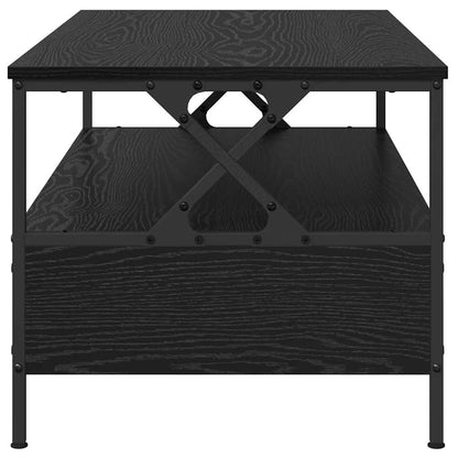 Couchtisch Schwarz Eichen-Optik 100 x 51 x 45 cm Holzwerkstoff