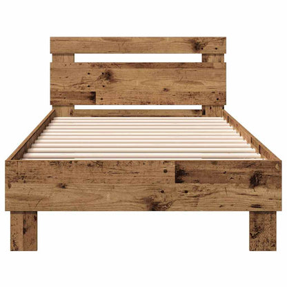 Bettrahmen Altholz 203 x 95 x 70 cm Holzwerkstoff