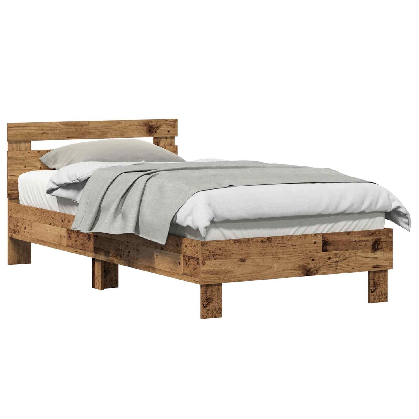 Bettrahmen Altholz 193 x 95 x 88 cm Holzwerkstoff
