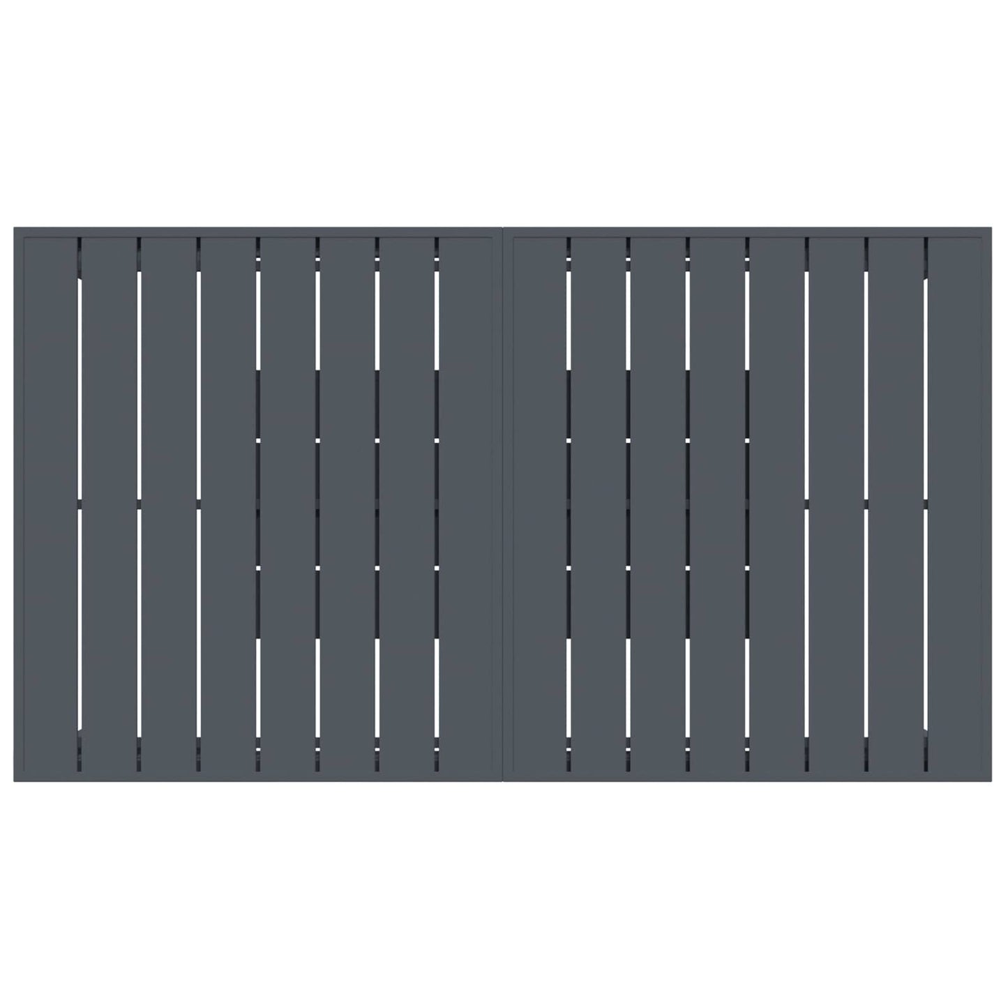Garten Essgruppe 9 pcs Schwarz Poly-Rattan