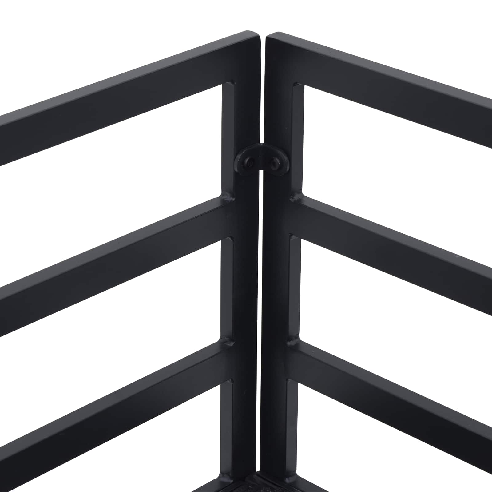 Gartensofa-set 8 stk. Schwarz Aluminium