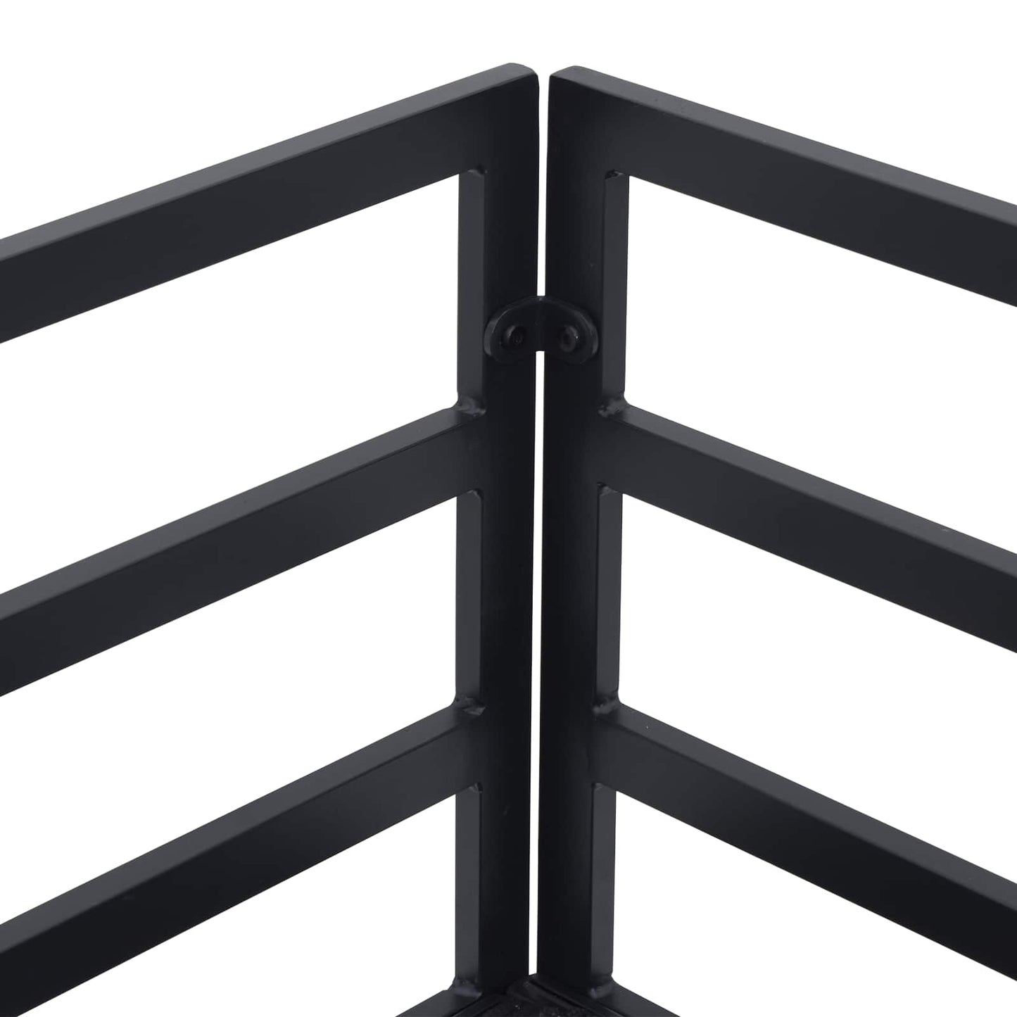 Gartensofa-set 11 stk. Schwarz Aluminium