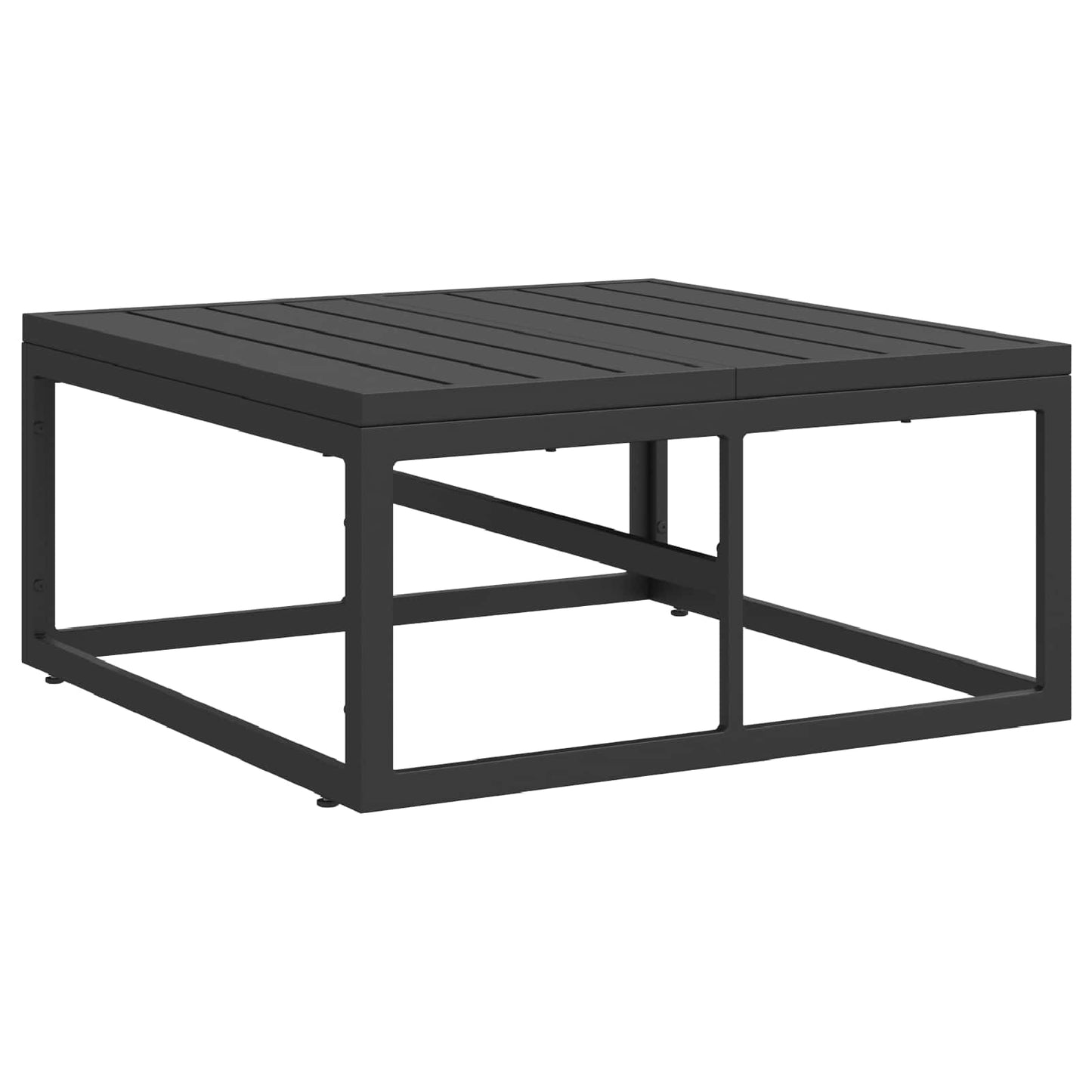 Gartensofa-set 14 stk. Schwarz Aluminium