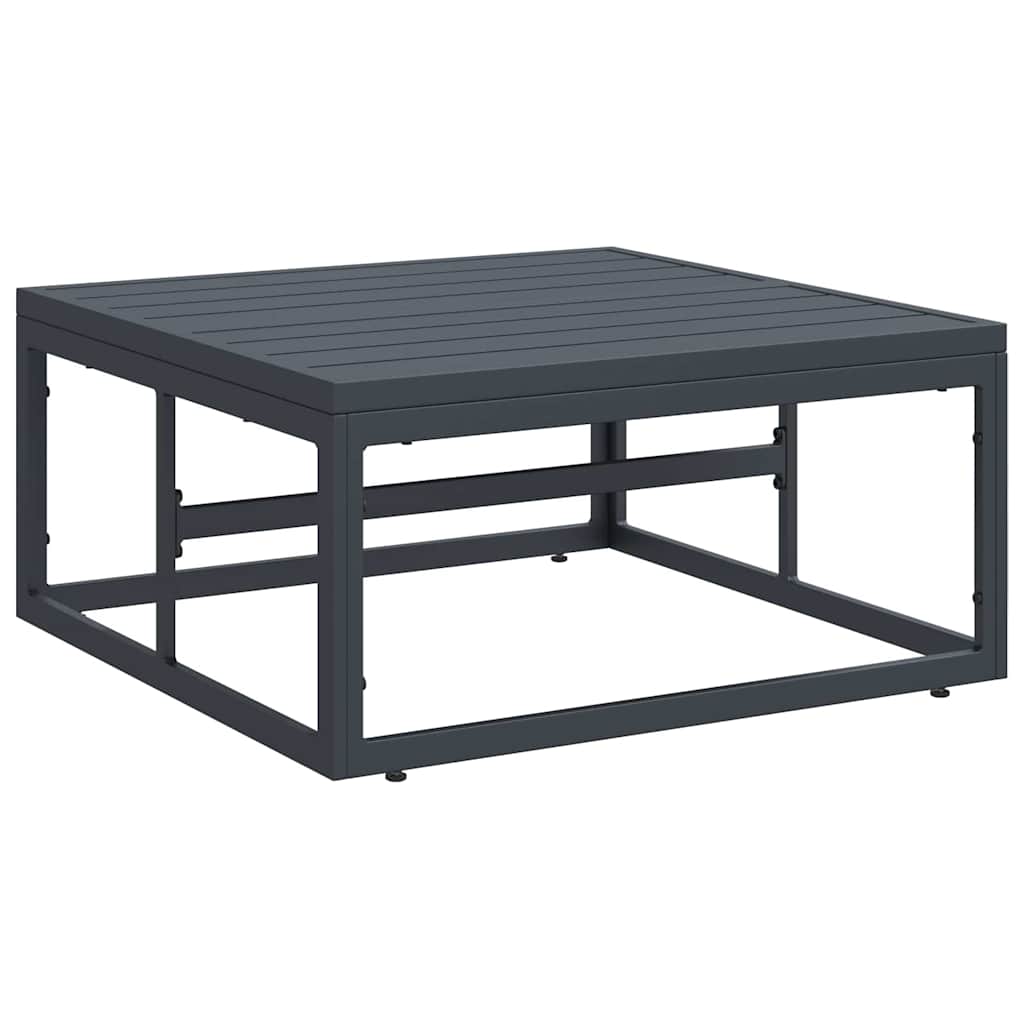 Gartensofa-set 3 stk. Schwarz Stahl