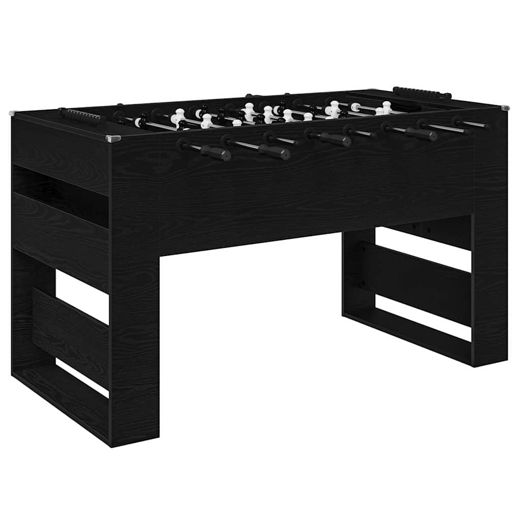 Tischfußballtisch Schwarze Eiche 146,5 x 74 x 85 cm
