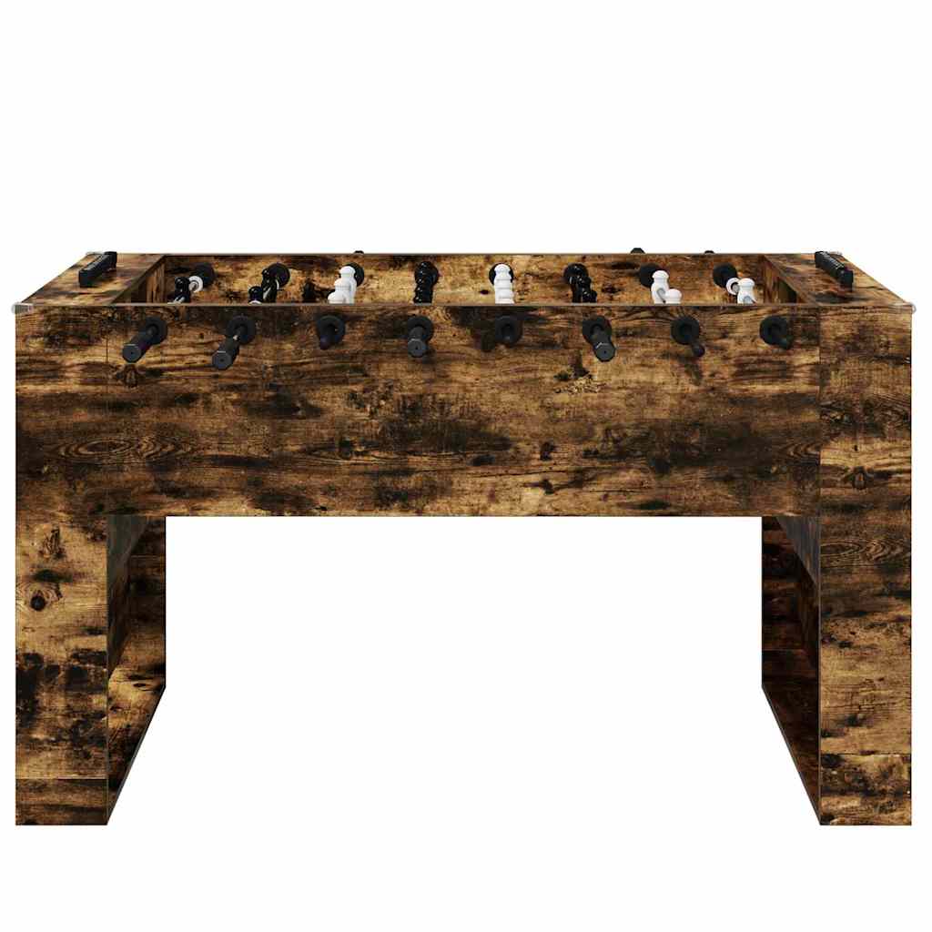 Tischfußballtisch Räuchereiche 146,5 x 74 x 85 cm Holzwerkstoff