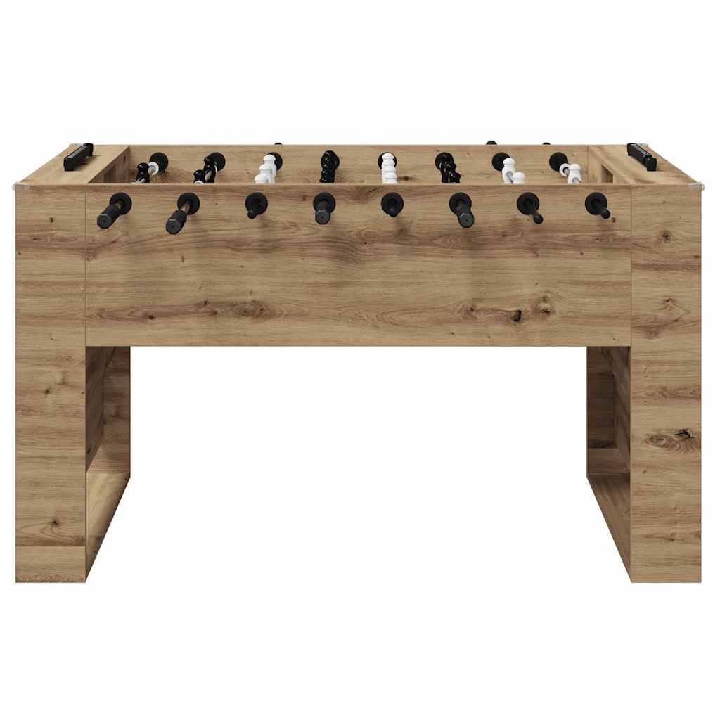 Tischfußballtisch Artisan-Eiche 146,5 x 74 x 85 cm